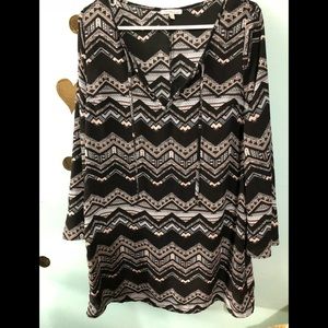 Charlotte Russe printed dress